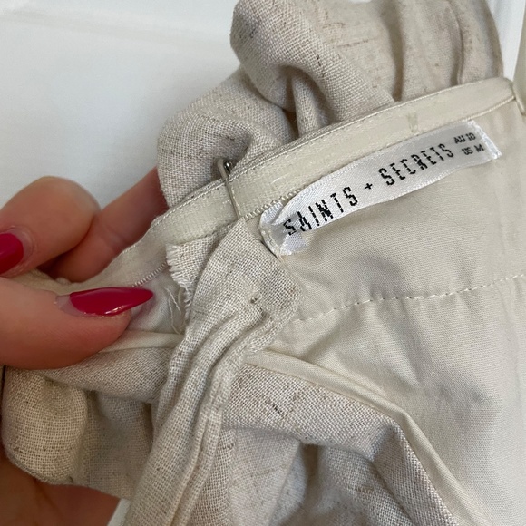 Saints + Secrets Linen Jumpsuit - Picture 5 of 5